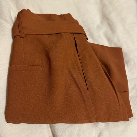 NWT Madewell Drapey Paper Bag Pants, Tie Waist, 4 - Picture 5 of 9